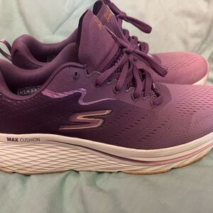 Skechers Women's Purple Max Cushioning Sneakers